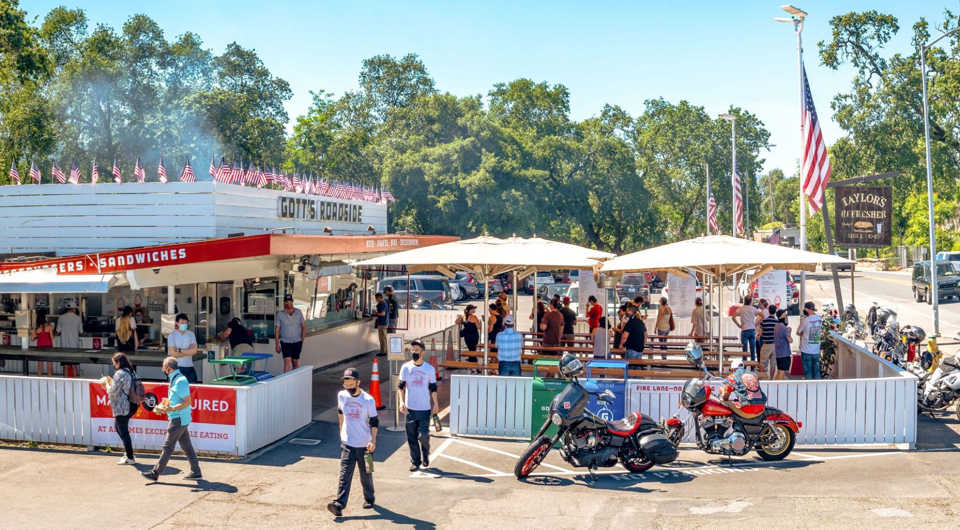 Memorial Day weekend at Gott's Roadside Cafe
